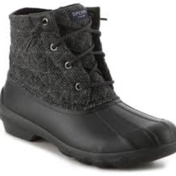 sperry herringbone duck boots